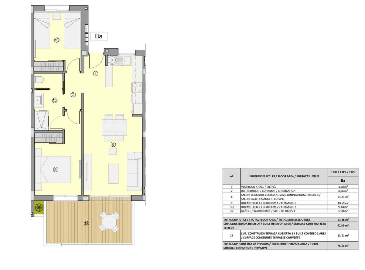Apartment in Villamartin – YC419398